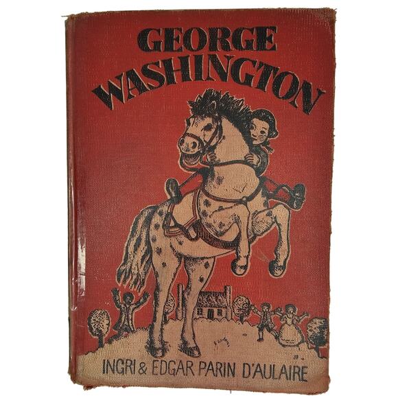 1936 GEORGE WASHINGTON Hardcover Discarded Library Vintage BOOK - Picture 1 of 7